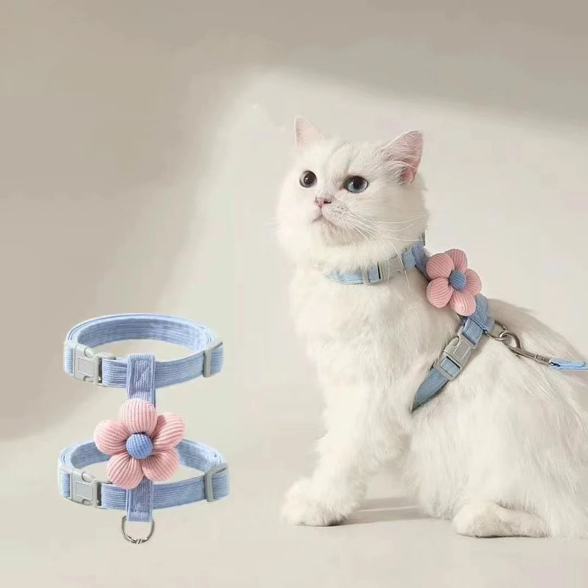 Prinsens Choice Blomsele med Koppel för Katt