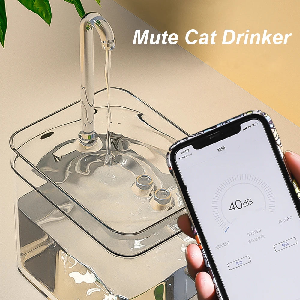 CrystalFlow™ Kattfontän
