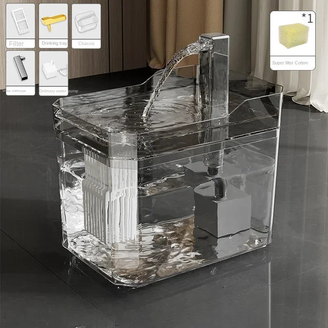 GoldenFlow™ Kattfontän 1.5L
