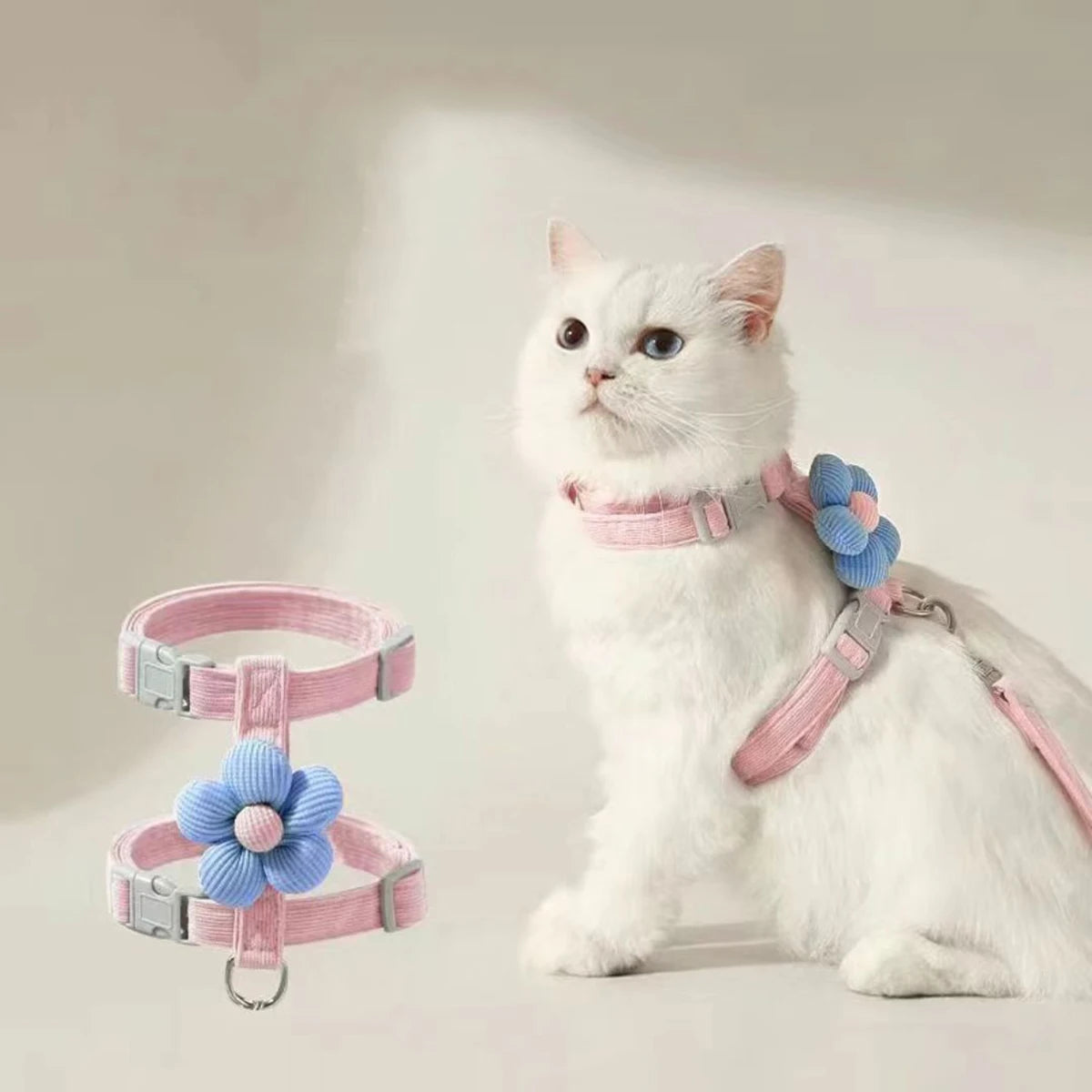 Prinsens Choice Blomsele med Koppel för Katt