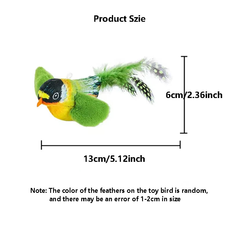 Prinsens Choice Fågelleksak med Ljud & Kattmynta